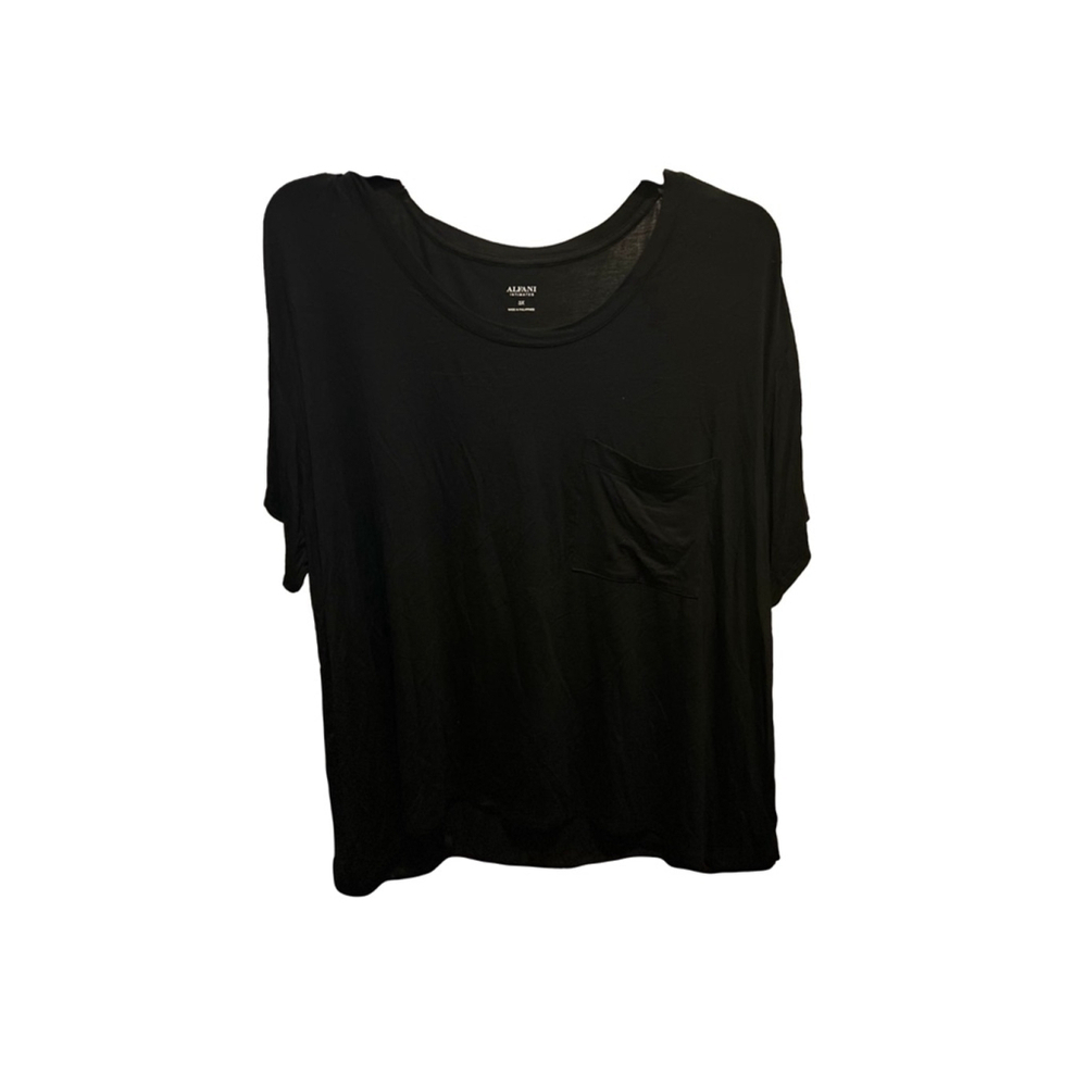 Alfani Super Soft Scoop-Neck Pajama Top Plus Size 3X